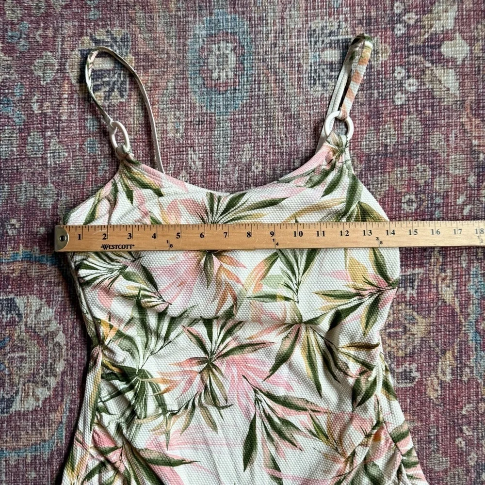 Shade and Shore Women’s Large Tropical Leaf Print Swimsuit